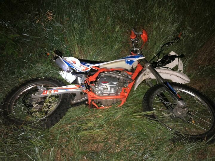 В Тукаевском районе обнаружено тело мотоциклиста