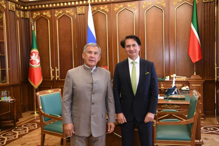Минниханов встретился с послом Афганистана в РФ Саидом Тайебом Джавадом