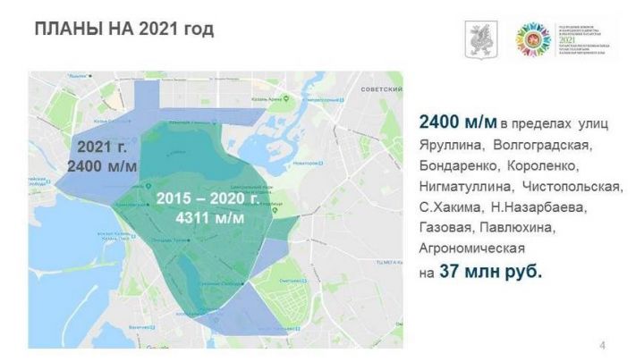 В Казани парковочное пространство расширится на 2,4 тысячи машино-мест