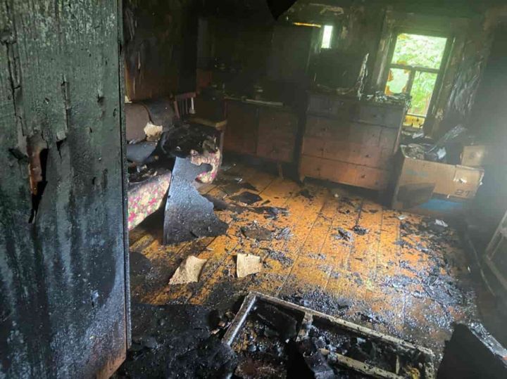 Во время пожара в Бугульме погиб мужчина