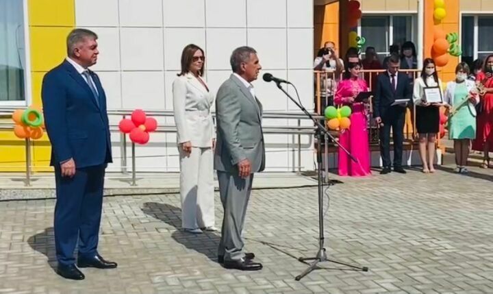 Президент Татарстана принял участие в открытии детского сада в Челнах