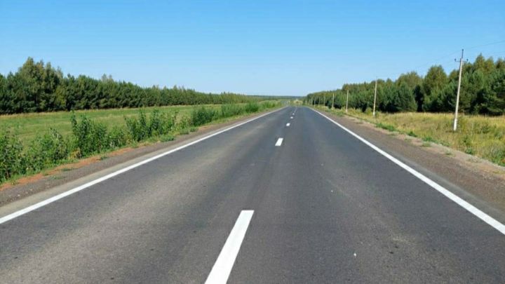 В Агрызском районе РТ обновили самый изношенный участок региональной дороги