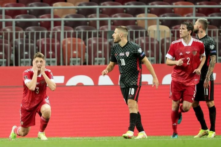 Россия сыграла вничью с Хорватией в отборочном матче к ЧМ-2022