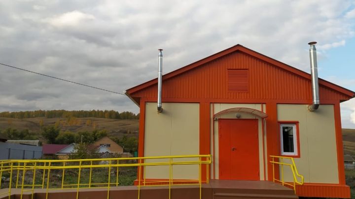В села Татарская Тумбарла построили новый модульный фельдшерско-акушерский пункт