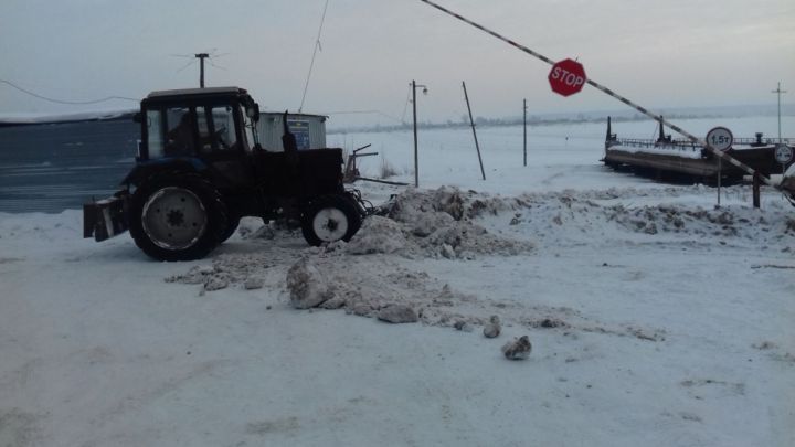 В Татарстане возобновила работу ледовая переправа в Мамадышском районе