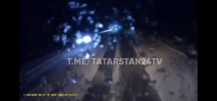 Момент смертельной аварии в Тукаевском районе попал на видеорегистратор