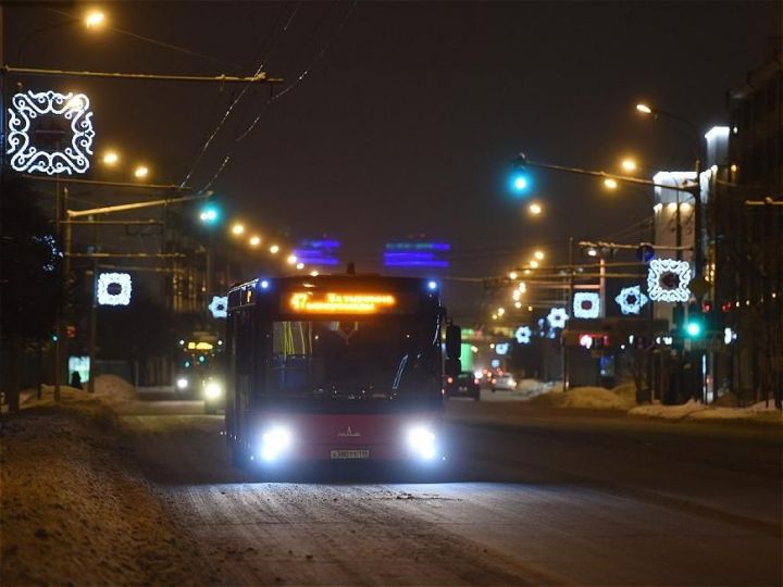 Режим работы казанского общественного транспорта на Рождество будет изменен