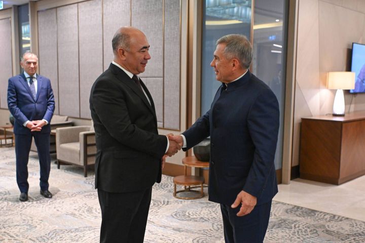 Рустам Минниханов встретился с президентом Республики Узбекистан