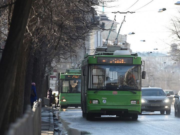 В Казани временно приостановлено движение троллейбусов №№2 и 7