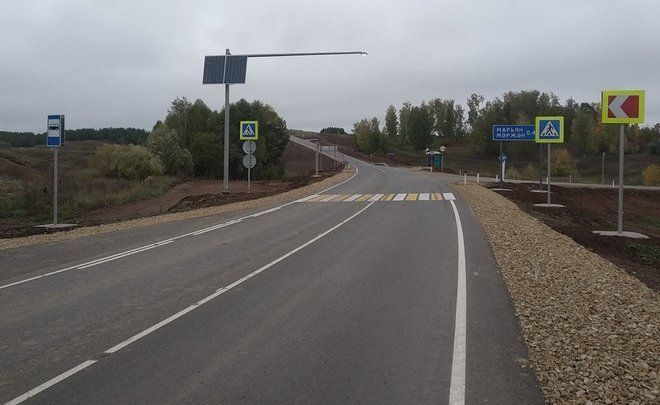 В Татарстане отремонтировали участок автодороги Большая Атня – Чепчуги