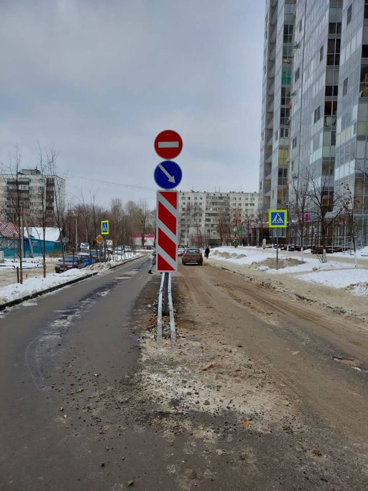 В Приволжском районе Казани расширили дорогу в ЖК «Романтика»
