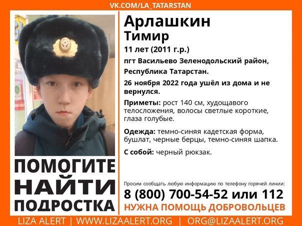 В поселке Васильево третий день ищут пропавшего 11-летнего мальчика