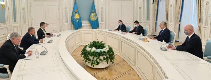 Минниханов встретился с президентом Казахстана Касым-Жомарт Токаевым