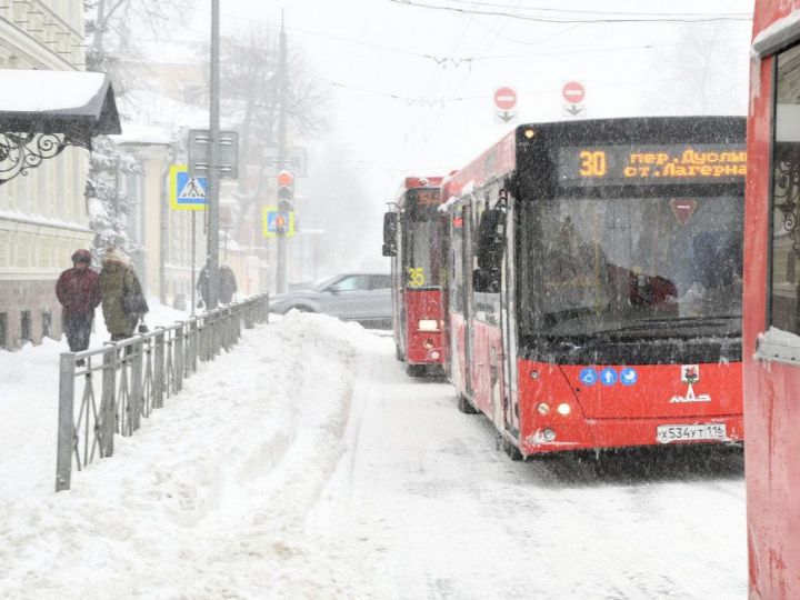 23 февраля общественный транспорт Казани будет работать по воскресному расписанию