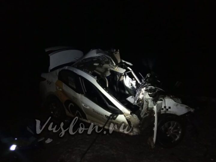 Водитель и пассажир такси погибли в аварии в Татарстане