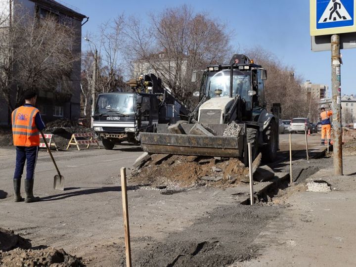 В Московском районе Казани начался капитальный ремонт улицы Восход