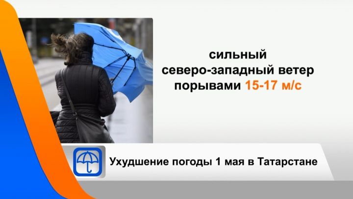 Синоптики Татарстана предупредили о сильном ветре 1 мая