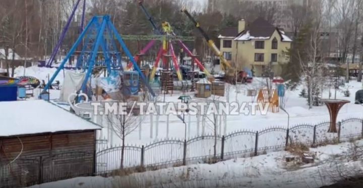 В Казани парк аттракционов «Кырлай» могут перенести за ТЦ «Парк Хаус»