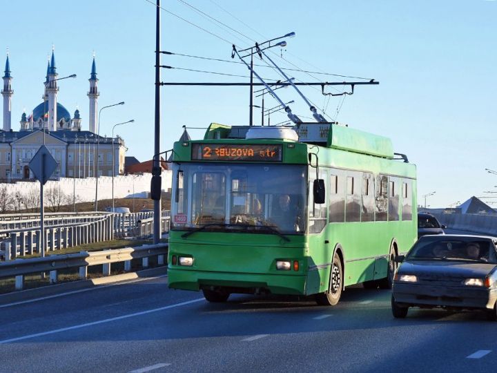 В Казани из-за марафона изменится схема движения ряда троллейбусов
