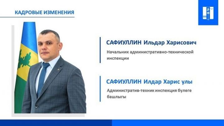 Ильдар Сафиуллин стал начальником административно-технической инспекции Нижнекамска