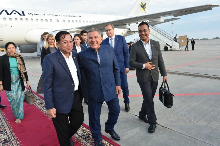 В Татарстан с частным визитом прибыл премьер-министр Мьянмы
