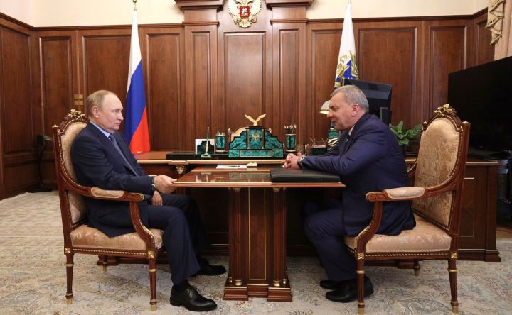 Путин провел встречу с новым главой «Роскосмоса» Юрием Борисовым