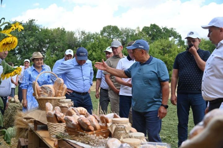 Президент Татарстана посетил Буинский район