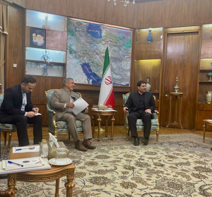 Рустам Минниханов встретился с первым вице-президентом Ирана