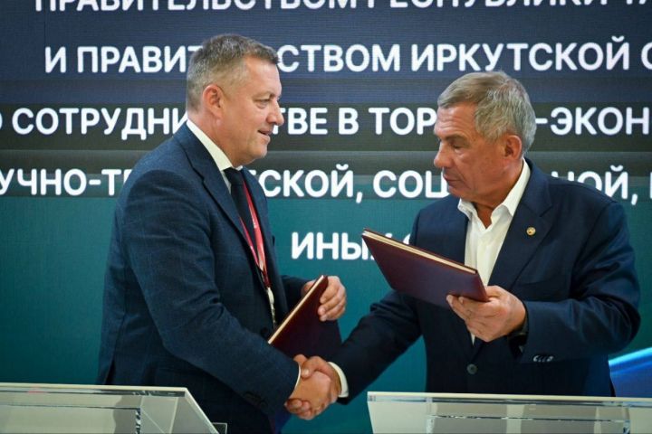Минниханов встретился с губернатором Иркутской области и главой Хакасии