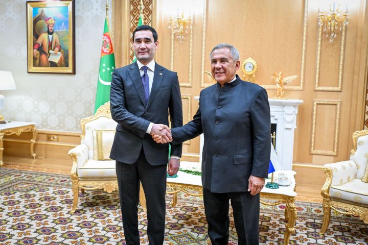 Минниханов обсудил с Сердаром Бердымухамедовым вопросы татарстано-туркменского сотрудничества