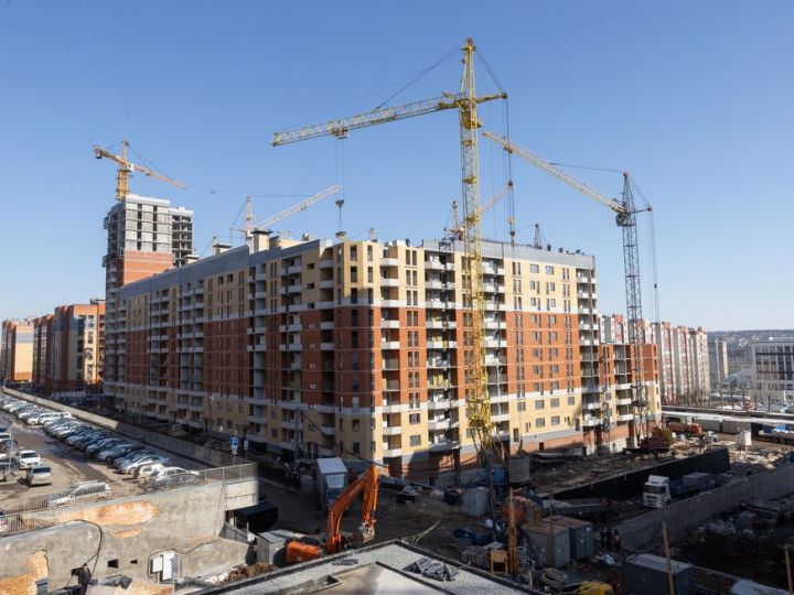 В этом году в Казани планируют построить 1,25 млн кв. метров жилья