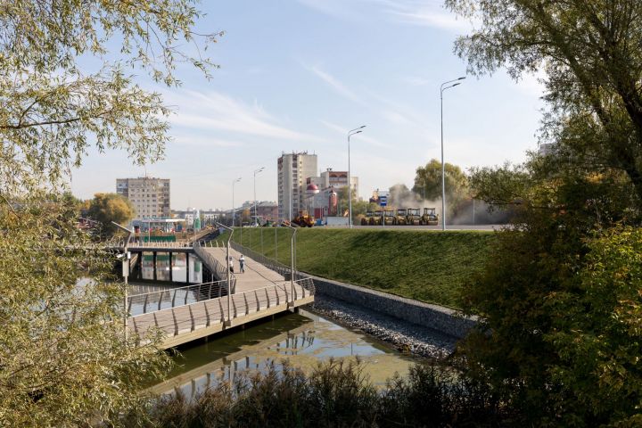 Мост через озеро Кабан планируют открыть в октябре