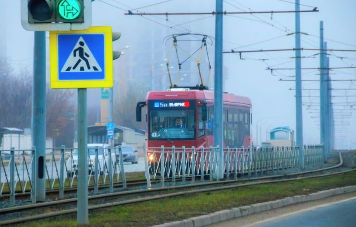 В Казани временно приостановлено движение трамвая №4