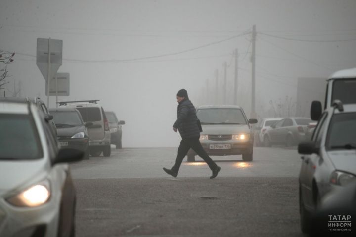 В Татарстане ожидается туман и гололедица на дорогах