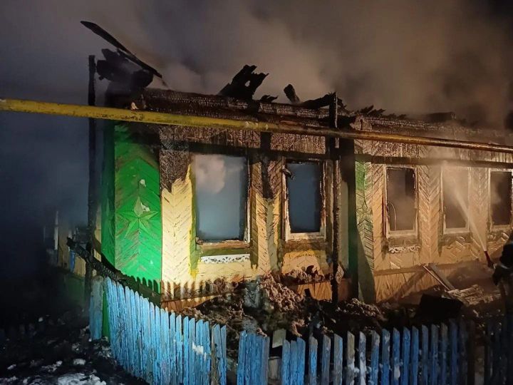 Жилой дом сгорел в Кукморском районе