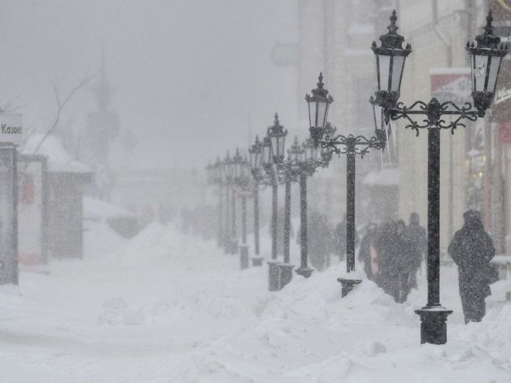 В Татарстане прогнозируют небольшой снег и местами слабую метель