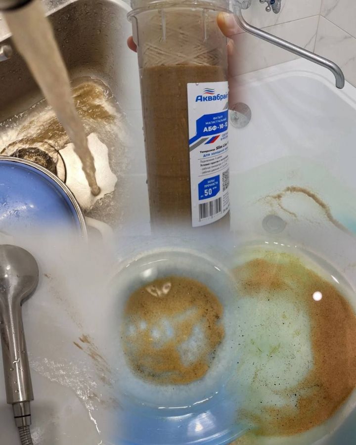 «Мою посуду, а она вся в песке»: жители Зеленодольска жалуются на грязную воду