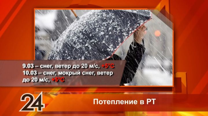 В Татарстане ожидается до +5 градусов