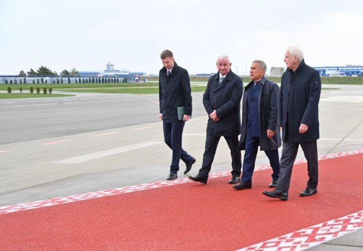 Минниханов прибыл с двухдневным рабочим визитом в Беларусь