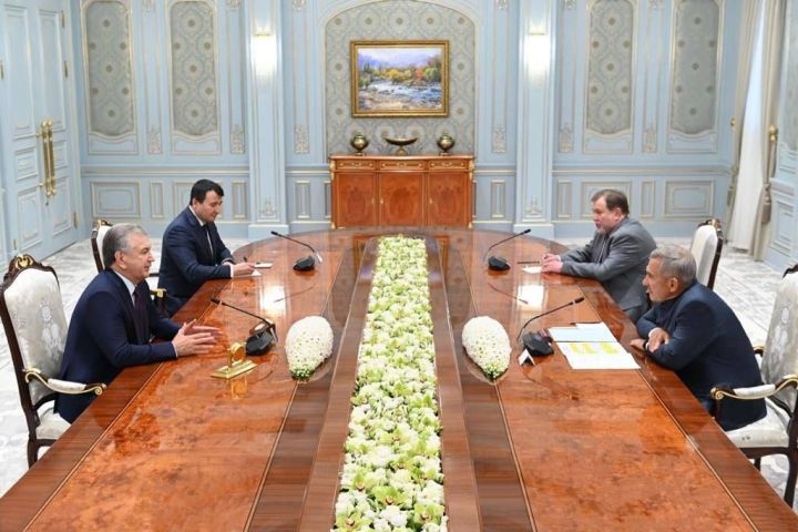 Минниханов и президент Узбекистана Шавкат Мирзиеев обсудили совместные проекты