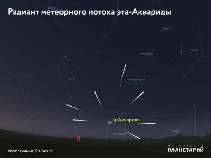 В ночь с 5 на 6 мая татарстанцы смогут увидеть весенний звездопад