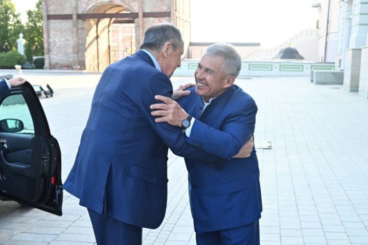 Минниханов встретился с министром иностранных дел РФ Сергеем Лавровым