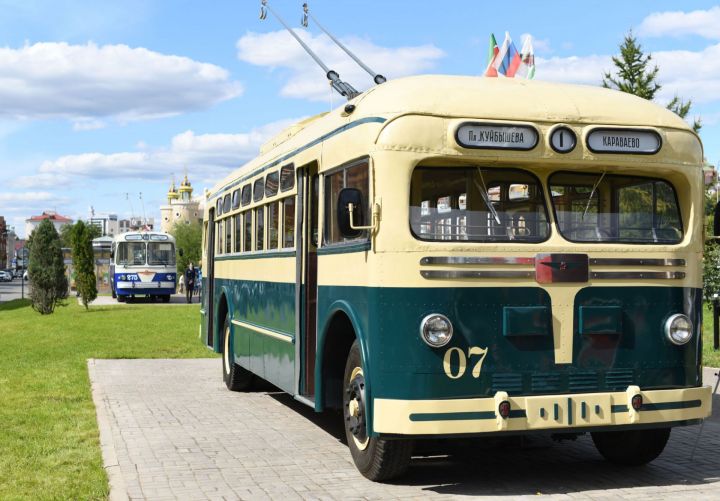 В Казани появились новые ретро-троллейбусы