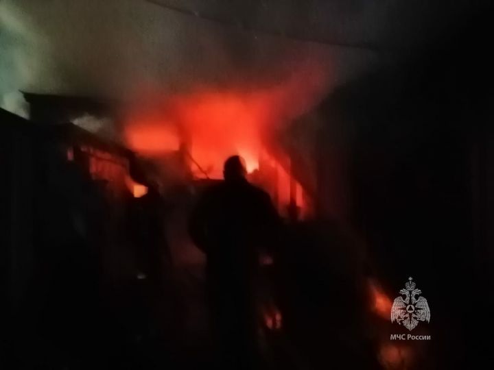 Мужчина получил ожоги на пожаре в Атнинском районе