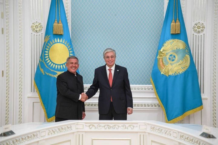 Минниханов встретился с президентом Казахстана