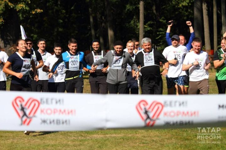 Муфтий Татарстана и глава Зеленодольского района приняли участие в благотворительном забеге