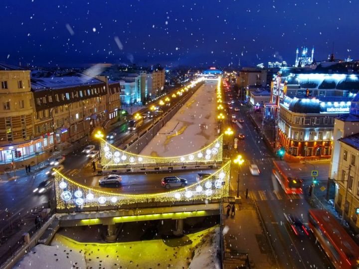 В новогодние праздники туристы в Казани потратили 916 млн рублей