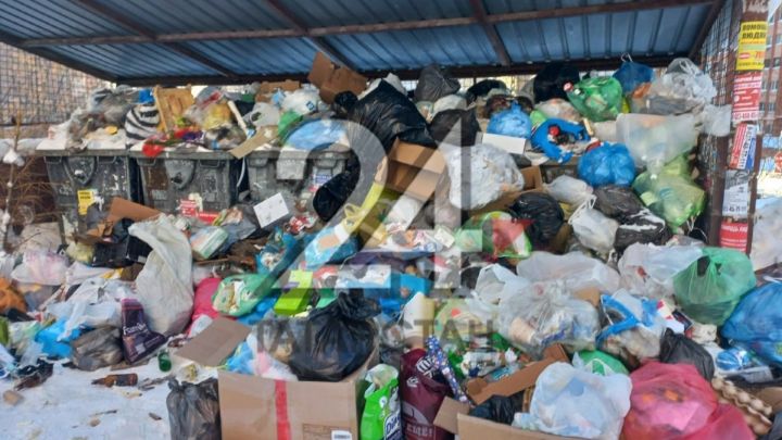Казанцы пожаловались на проблему с вывозом мусора