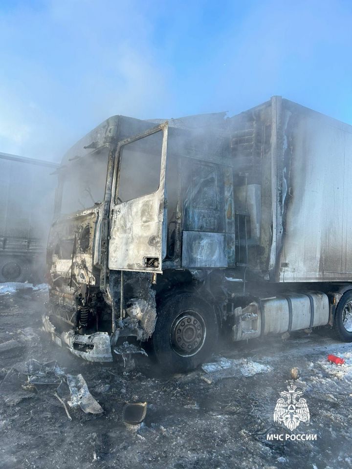 В Татарстане водитель грузовика получил ожоги второй степени