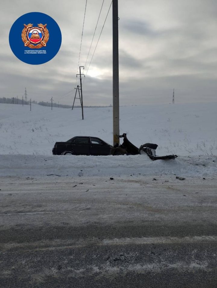 Один человек погиб, двое пострадали в ДТП на трассе в Татарстане